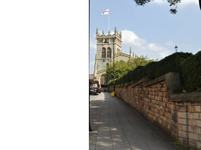 Boundarywall & 2 arches to W&S of Churchyard of All Saints